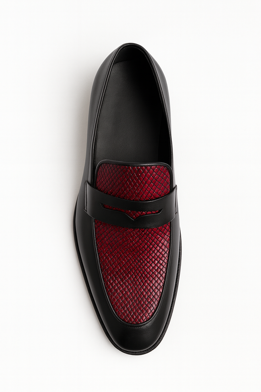 Artio Shoes Crown Loafer – Crimson Serpent